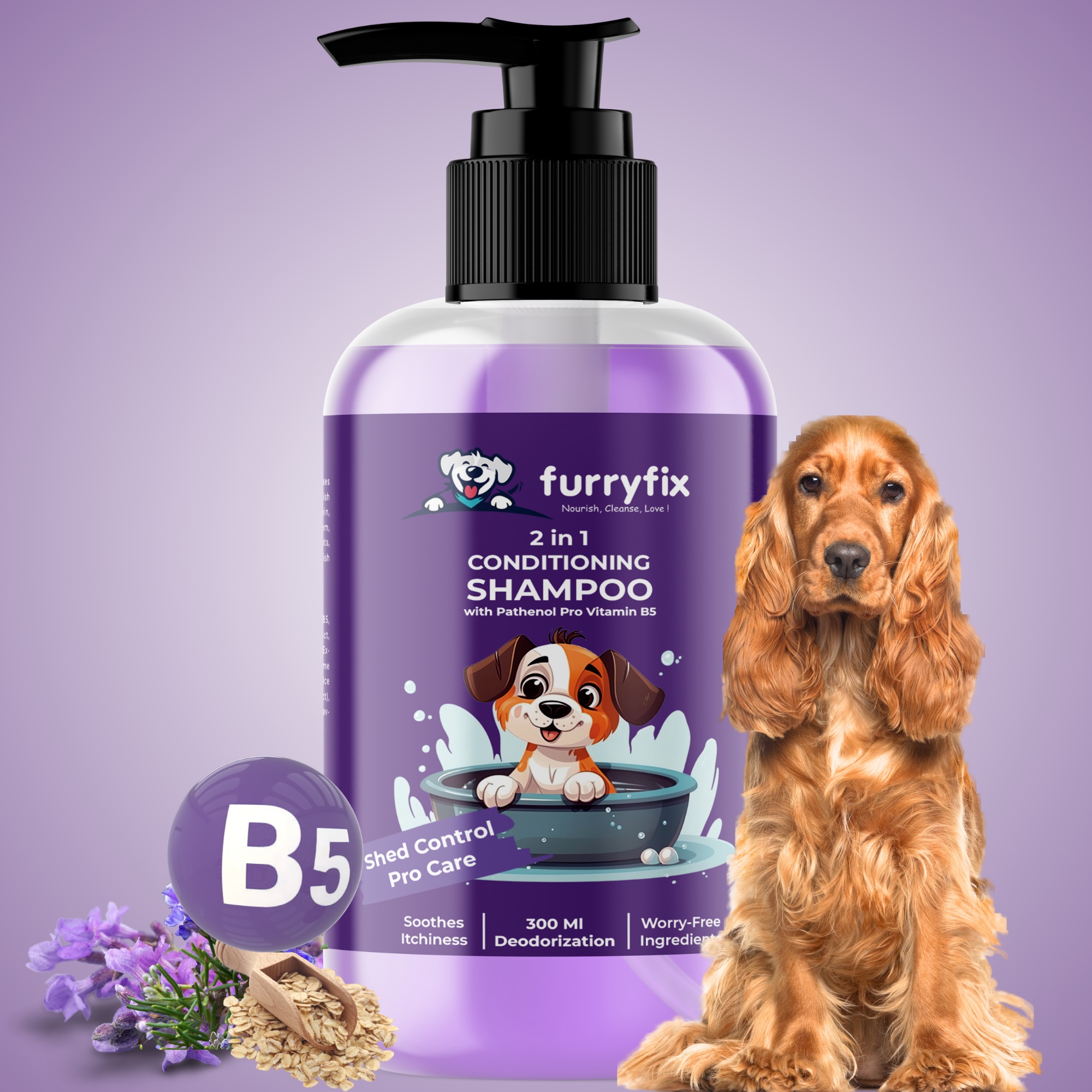 FurryFix Pet Shampoo Line